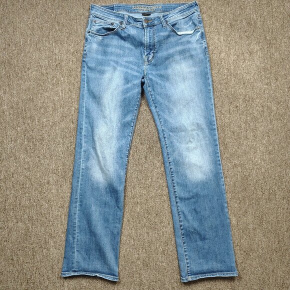 American Eagle Outfitters Other - AMERICAN EAGLE Original Boot Jeans Men's 34x34 Blue Extreme Flex Stretch Denim